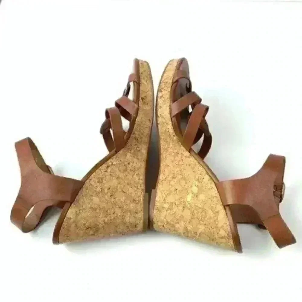 Lucky brand platform wedges 9 39 willows leather